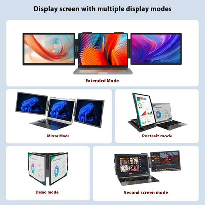 14-inch Dual-screen Portable Monitor Laptop With Wall-mounted External